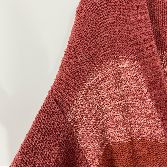 Free People Southport Beach Cardigan Small Striped Oversized - Picture 4 of 9